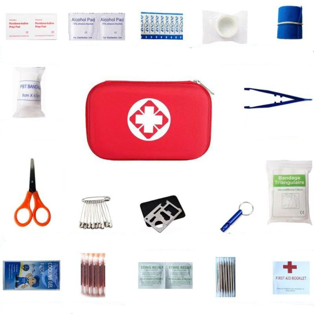 63-Piece First Aid Kit - Semi Hard Case